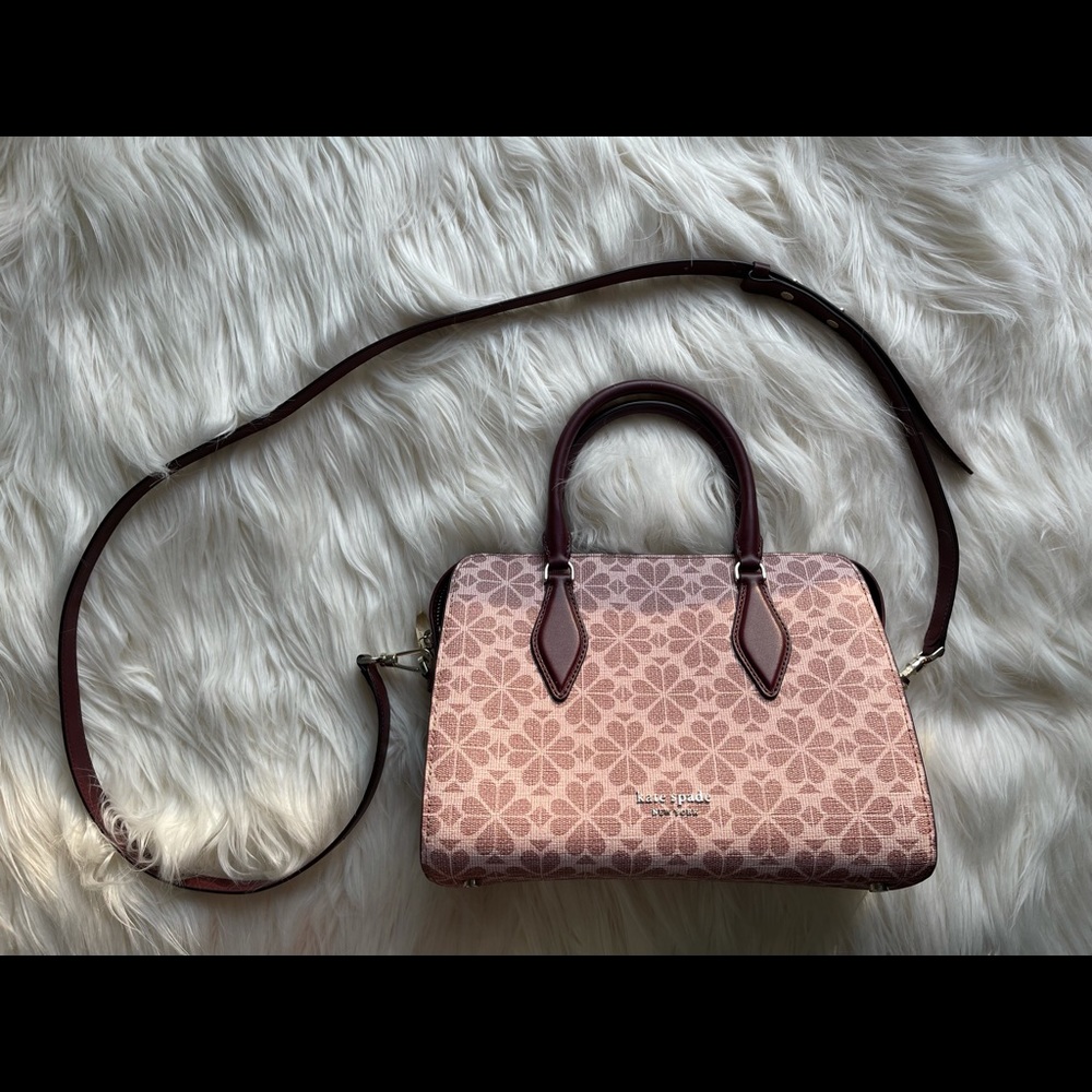 Kate Spade Spade Flower Coated Canvas Casey Medium Satchel